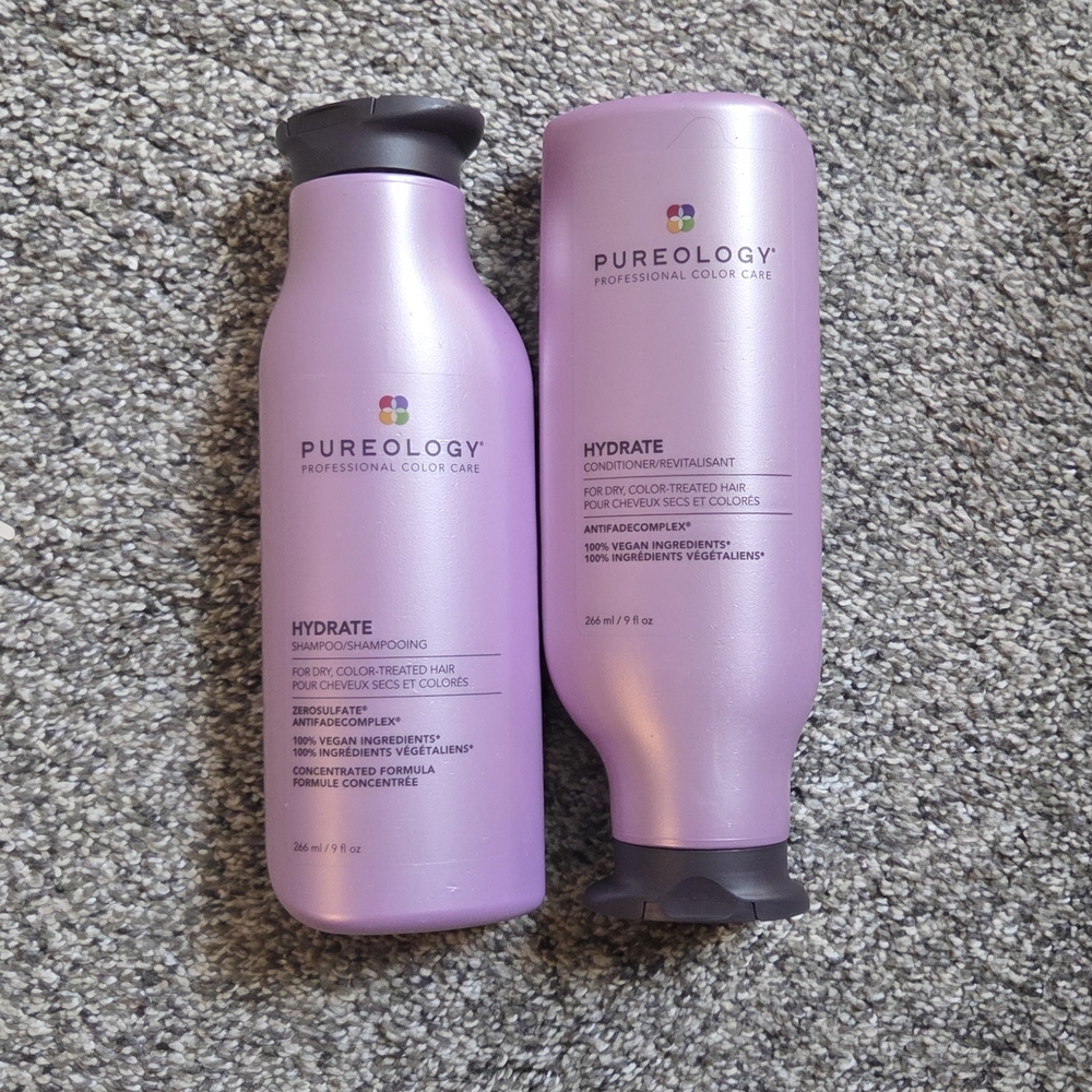 Pureology Hydrate Shampoo and Conditioner Set.  9 Oz.